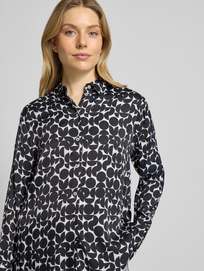 ETERNA Hemdbluse mit Knopfleiste Black 3
