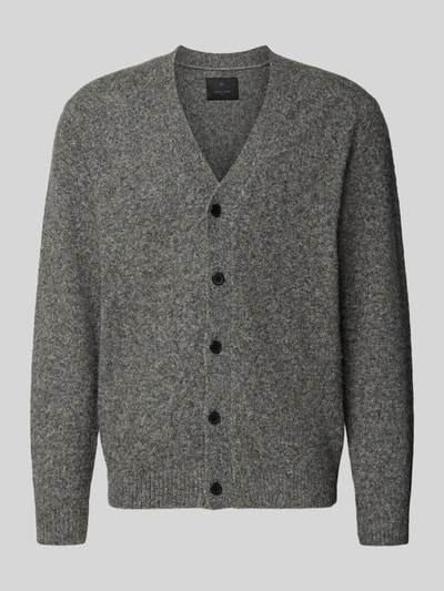 Jack & Jones Premium Gebreid jack met knoopsluiting, model 'BLASIMON' Middengrijs gemêleerd - 2