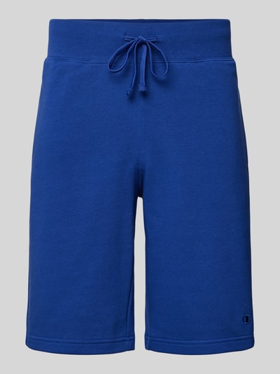 CHAMPION Regular Fit Sweatshorts mit Logo-Stitching Blau 2