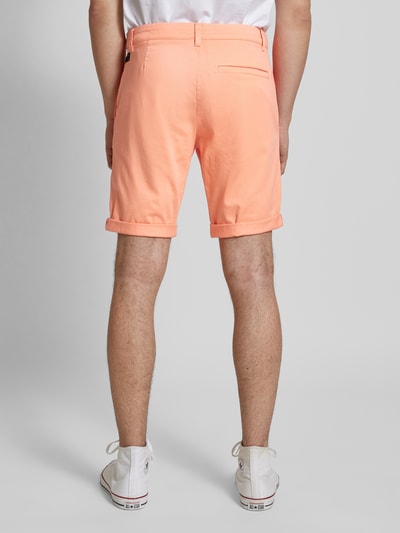 Tom Tailor Denim Slim Fit Chino-Shorts in unifarbenem Design Koralle 5