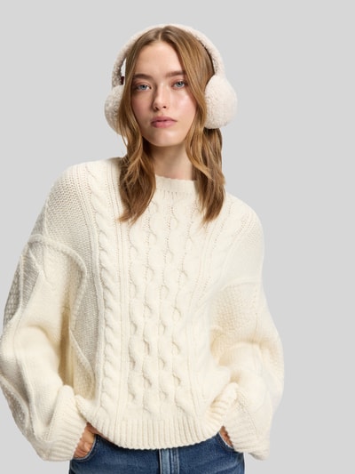 HUGO Oorwarmers van teddybont, model 'CLAUDYA' Offwhite - 2