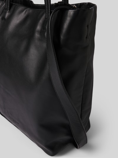 LIEBESKIND BERLIN Lederhandtasche mit Label-Detail Modell 'Hera' Black 3