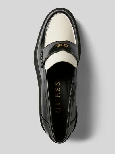 Guess Loafers met labeldetails, model 'FINDA' Zwart - 4