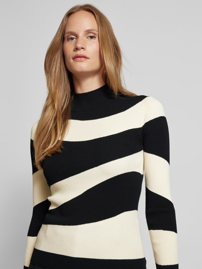 Essentiel Strickpullover mit Turtleneck Black 3