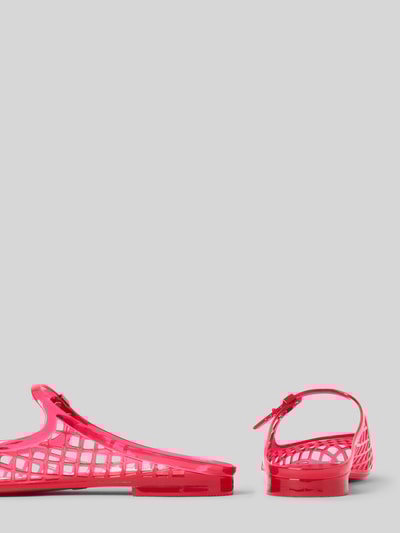 Tory Burch Ballerinas mit Dornschließe Hellrot 3