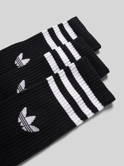 adidas Originals Skarpety z nadrukiem z logo w zestawie 3 szt. Czarny 2