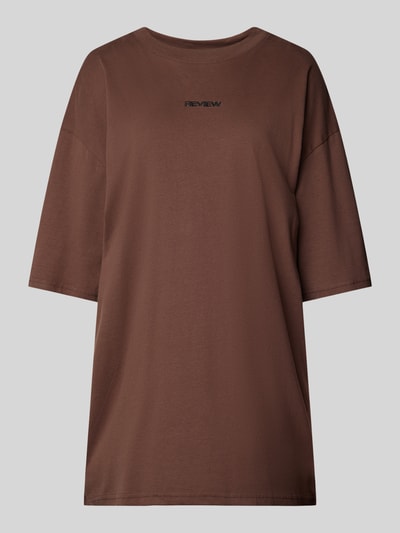 Review Essentials Oversized Logo T-Shirt  Schlamm 2