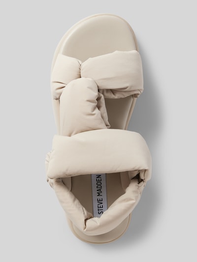 Steve Madden Plateausandalen in effen design, model 'BONKERS' Taupe - 3