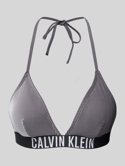 Calvin Klein Underwear Top bikini z elastycznym paskiem z logo Czarny 1