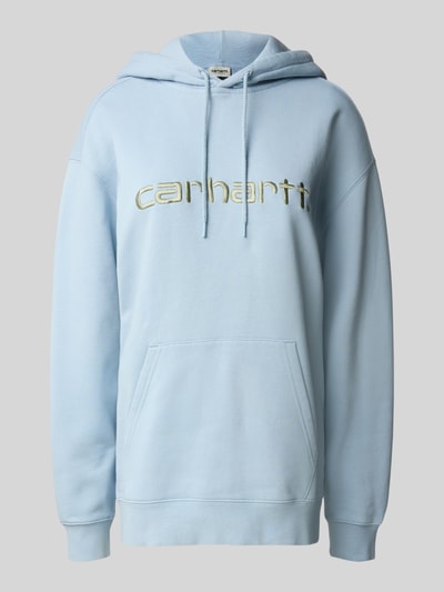 Carhartt Work In Progress Bluza z kapturem i kieszenią kangurką Jasnoniebieski 2