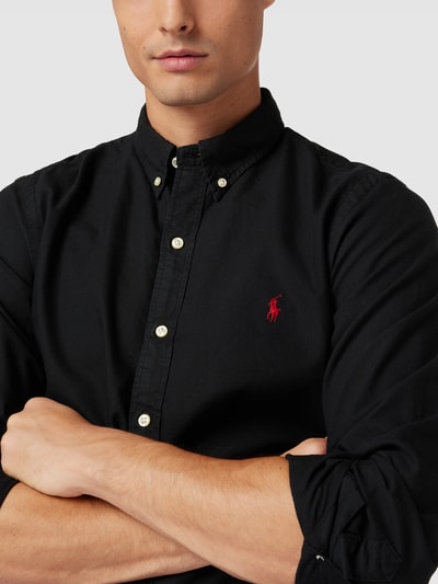 Polo Ralph Lauren Freizeithemd mit Logo-Stitching Black 3