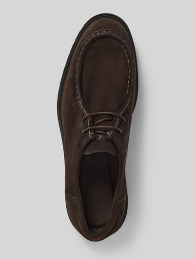 Lloyd Loafers van echt leer, model 'Select' Donkerbruin - 3