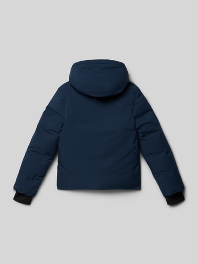 CARS JEANS Kurtka pikowana o kroju regular fit z aplikacją z logo model ‘Lozzo’ Granatowy 3