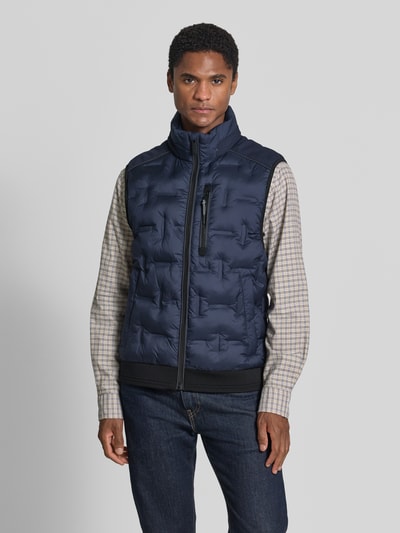 Tom Tailor Regular Fit Outdoor-Weste mit reflektierenden Elementen Marine 4
