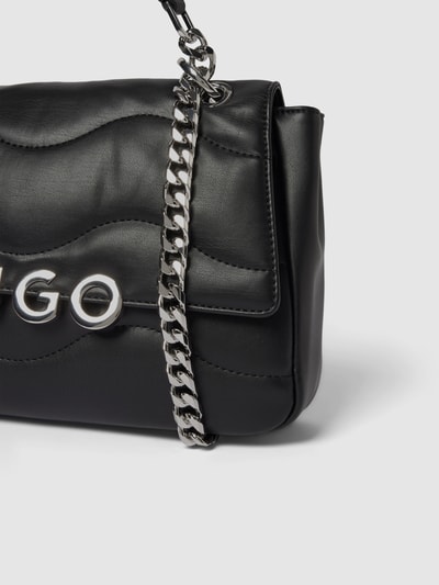 HUGO Crossbody Bag mit Metallic-Details Modell 'Lizzie' Black 3