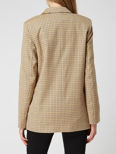 Jake*s Casual Lange blazer met dubbele knopenrij Beige - 5