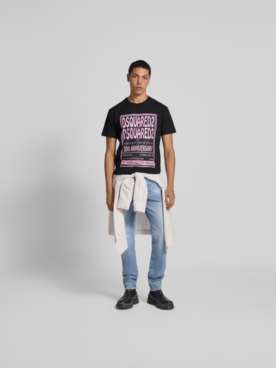 Dsquared2 T-Shirt mit Label-Print Black 1