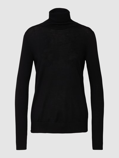 HUGO Strickpullover mit Rollkragen Modell 'Sedenny' Black 2