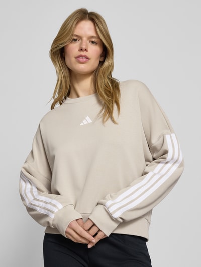 adidas Sportswear Bluza o kroju oversized z prążkowanymi wykończeniami Złamany biały 3