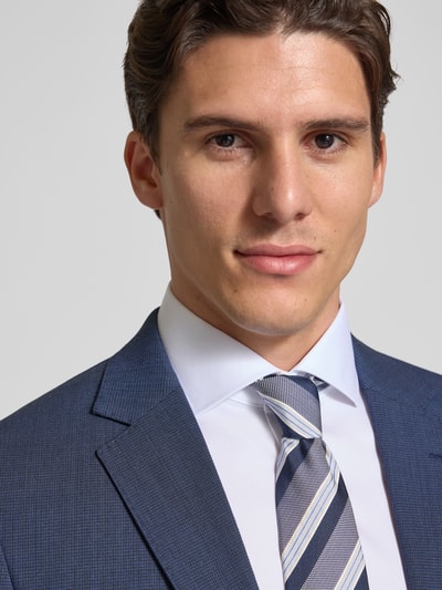BOSS Slim Fit Anzugsakko aus mit Schurwolle Modell 'HUGE' Marine 3