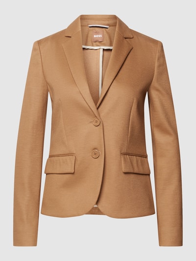 BOSS Blazer mit Label-Detail Modell 'Jonalah' Camel 2