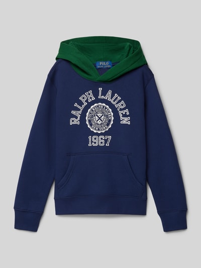 Polo Ralph Lauren Teens Bluza rozpinana z kieszenią kangurką Granatowy 1