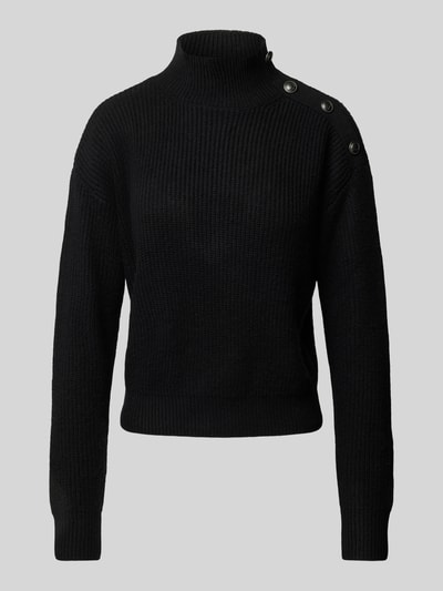 Guess Strickpullover mit Rollkragen Modell 'ZYLEE' Black 2