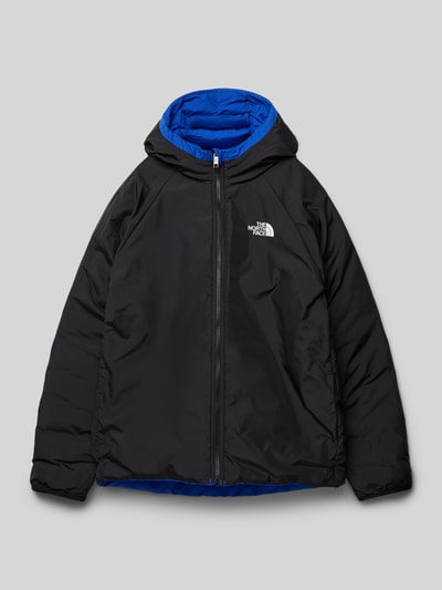 The North Face Kurtka pikowana z nadrukiem z logo model ‘REVERSIBLE PERRITO HOOD’ Królewski niebieski 4