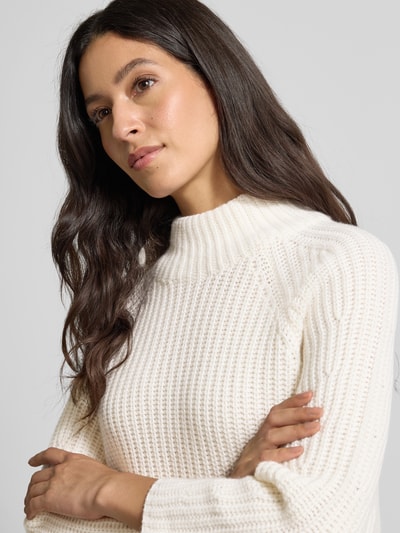 Herzensangelegenheit Strickpullover aus Woll-Kaschmir-Mix Offwhite 3