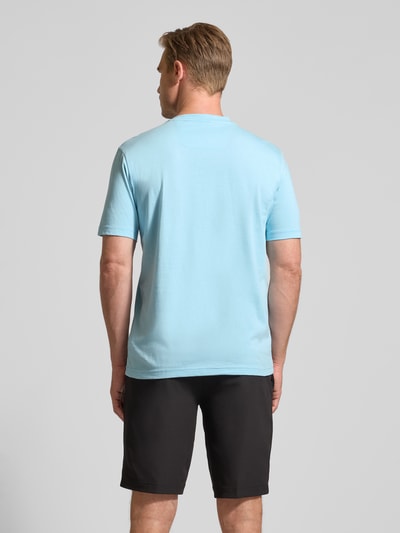 BOSS Green Regular Fit T-Shirt aus reiner Baumwolle Modell 'ICONIC ZONE' Hellblau 5