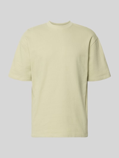Produktfoto, Blend T-Shirt mit Rundhalsausschnitt Modell 'KAISER' aus reiner Baumwolle, relaxed Fit, einfarbig hell, glatte Struktur