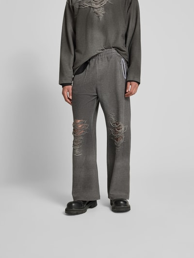 Diesel Sweathose mit elastischem Bund Mittelgrau 4