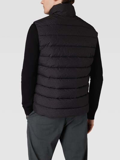 HUGO Bodywarmer met labelstitching, model 'Baltino' Zwart - 5