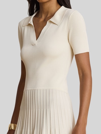 Lauren Ralph Lauren Freizeitkleid aus Viskose-Mix Ecru 3