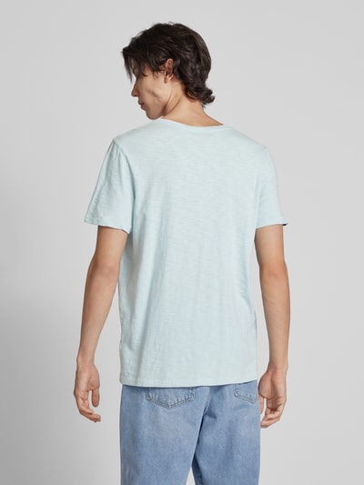 Superdry T-Shirt im unifarbenen Design Hellblau 5