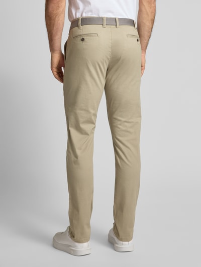 MCNEAL Slim Fit Chino mit Gürtel Lind 5