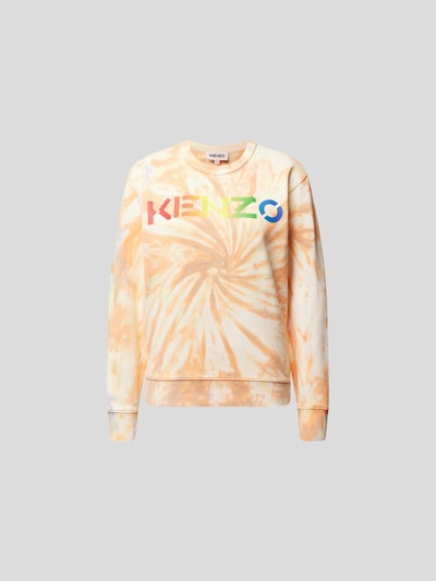 Kenzo Sweatshirt im Batik-Look Orange 2