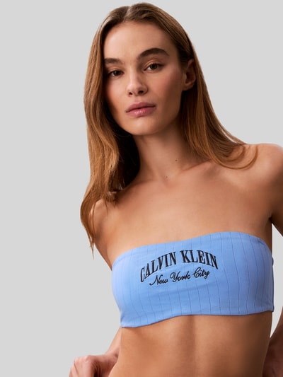 Calvin Klein Underwear Bustier aus Baumwoll-Mix Blau 6