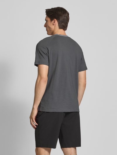 BOSS Green Regular Fit T-Shirt aus reiner Baumwoll Modell 'TEE RETRO TL' Dunkelgrau 5