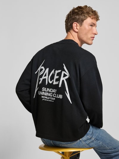 ANOTHER COTTON LAB Regular Fit Sweatshirt aus Baumwoll-Mix Modell 'SRC® Pacer' Black 3