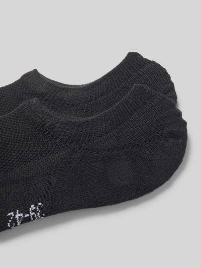 MCNEAL Sneakersocken mit geripptem Abschluss im 2er-Pack Black 2