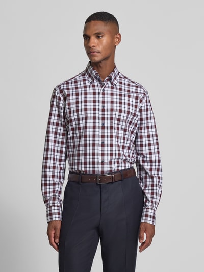 ETERNA Comfort Fit Business-Hemd mit Knopfleiste Rot 4