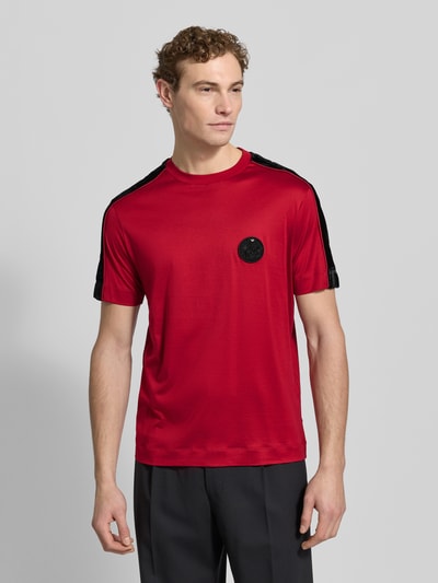 Emporio Armani T-Shirt mit Label-Detail Rot 4