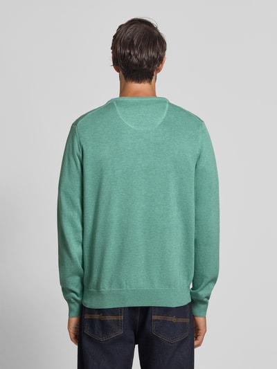 Fynch-Hatton Strickpullover mit Logo-Detail Schilf 5