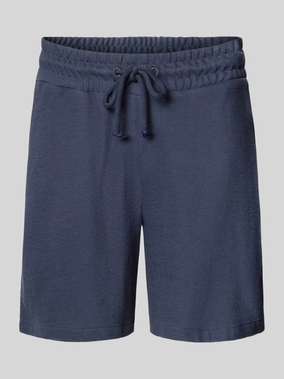Gant Relaxed Fit Sweatshorts aus reiner Baumwolle mit Tunnelzug Dunkelblau 2