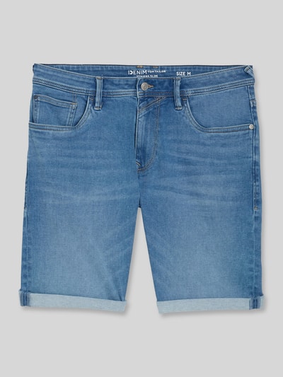 Tom Tailor Denim Slim Fit Jeansshorts aus Baumwoll-Mix Modell 'TTPIERS SLIM' Jeansblau 2