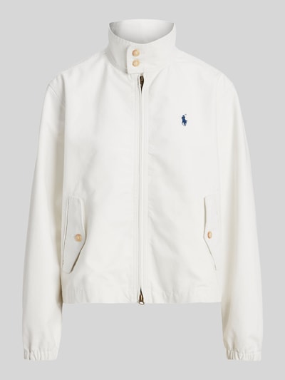 Produktfoto, Regular Fit Blouson aus reiner Baumwolle von Polo Ralph Lauren, efekt: jednolity kolor, krój regular fit, stójka, zamek błyskawiczny dwustronny, detal z logo, długi rękaw, elastyczne zakończenie rękawów i dołu, boczne kieszenie z patką, materiał: bawełna