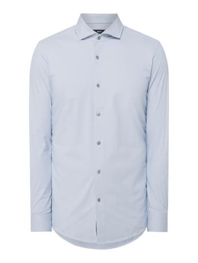 BOSS Slim Fit Business-Hemd mit Stretch-Anteil Modell 'Jason' Marine 2