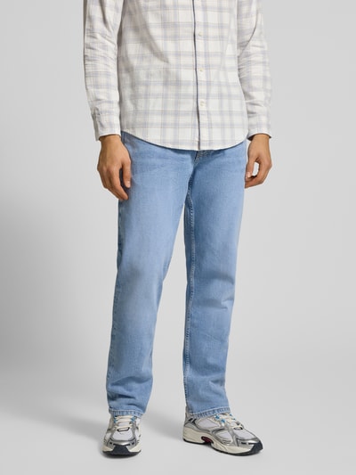 Tommy Jeans Straight Fit Jeans aus Baumwoll-Mix Hellblau 4