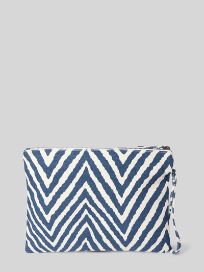 Barts Clutch mit Label-Patch Modell 'JUNO' Blau 4